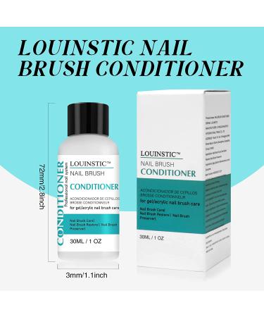 LOUINSTIC Nail Brush Cleaner & Conditioner - Preserves & Restores Kolinsky Acrylic & Gel Brushes - Buy Online on GoSupps.com