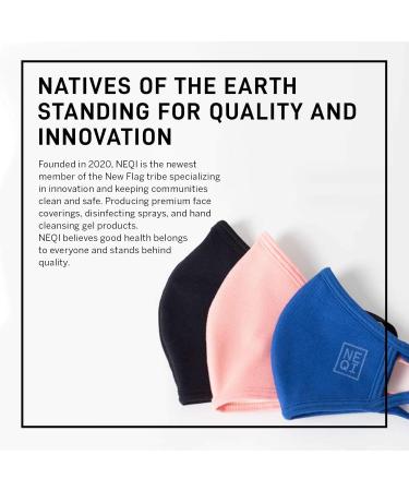 Buy Neqi Pink Face Masks - 3 Pack | Reusable Makeshift Masks for Adults | Size SM | International Shipping Available - Buy Online on GoSupps.com
