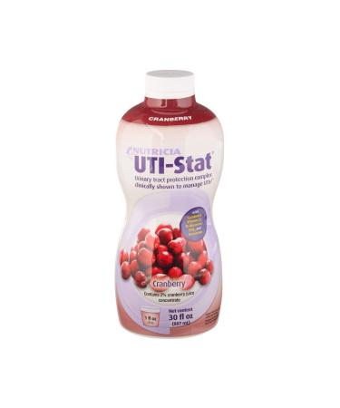 Nutricia - UTI-Stat Medical Food Providing 5 Key Nutrients For Urinary Tract Health - Cranberry Flavor 30 Fl Oz Bottle 30 Fl Oz (Pack of 1)