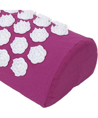 Acupressure Pillow - Massage Pillow for Neck Pain Relief Headaches & Muscle Relaxation (Purple) - International Shipping Available - Buy Online on GoSupps.com