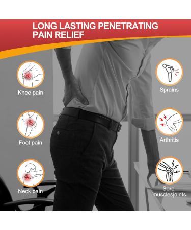 Pain Relief Patch - 20 Patches for Knee, Muscle, Joint, Neck Pain - 8H Natural Relief Plaster - Buy Online on GoSupps.com
