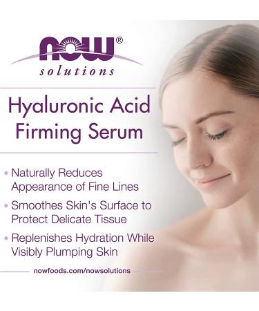 Now Foods Hyaluronic Acid Firming Serum 1 fl oz - Hydrating Skin Care - Buy Online on GoSupps.com