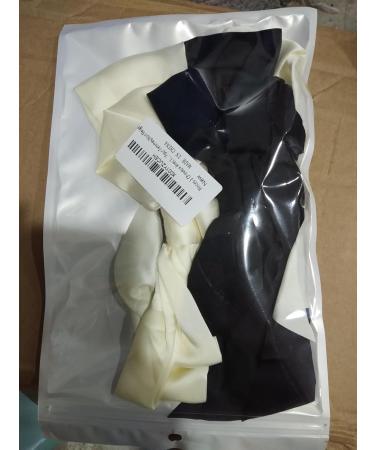 Hair Clips with Long Satin Soft Satin Hair Clip French Butterfly Bow Clip Big Bow Hairpin Silky Hair Bows for Women Black/Beige - Buy Online on GoSupps.com