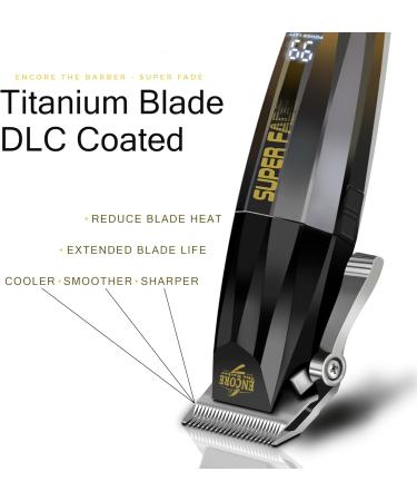 Super Fade Professional Hair Clipper for Barbers - Fast Cordless & Whisper Quiet | 90+ Min Runtime & Crunchy Blade for Perfect Blurry Fades - Buy Online on GoSupps.com