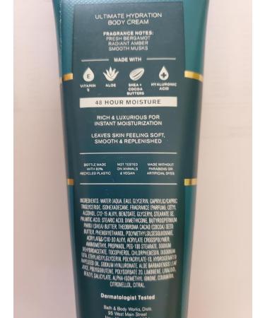 Bath & Body Works Mediterranean Mirage Ultimate Hydration Body Cream 8 Ounces Pack of 2 - Buy Online on GoSupps.com