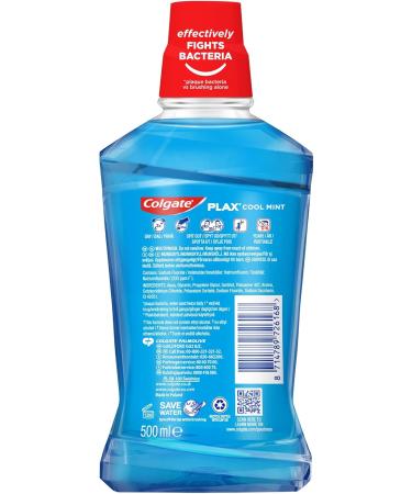 Buy Colgate Plax Cool Mint Mouthwash 500ml - Refreshing Oral Care International Shipping Available - Buy Online on GoSupps.com