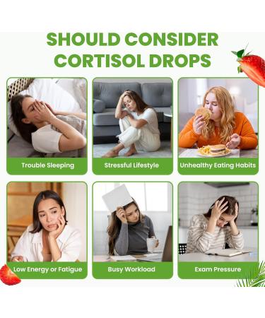 SEPT YAN Cortisol Supplements Liquid Drops for Women and Men with Phosphatidylserine Magnesium Ashwagandha Vitamins Cortisol Detox Calm Drops for Supplements Mood Focus Sleep 2 FL.OZ Vegan - Buy Online on GoSupps.com