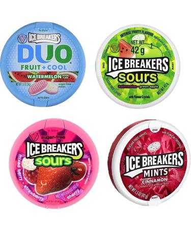 ICE BREAKERS (Mints Cinnamon 04 Packs (Half Box)) Mints Cinnamon 04 Packs (Half Box) - Buy Online on GoSupps.com