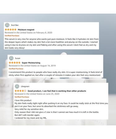 Blanc Doux Oligo Hyaluronic Acid Serum 1.01 Fl Oz - Vegan Ultra-Hydrating Face Moisturizer for Dry, Sensitive, Acne-Prone Skin - Anti-Wrinkle, Age-Defying Daily Essence Ampoule - Buy Online on GoSupps.com