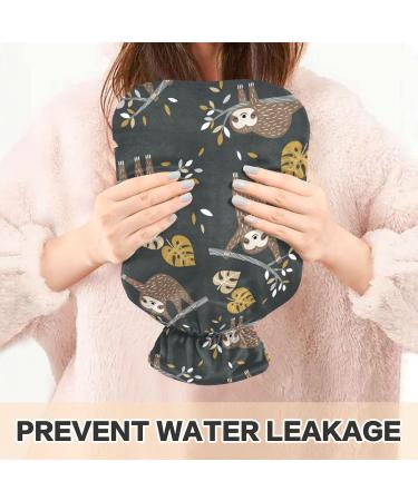 Naanle Sloth Heat Bottle | 1L Transparent Hot Water Bottle for Heat & Cold Therapy | Pain Relief for Bed Hands & Feet - Buy Online on GoSupps.com
