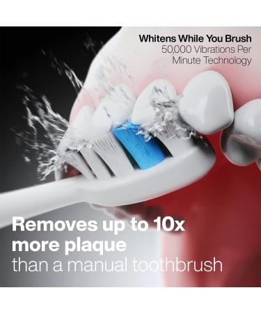 Aquasonic Vibe Series PRO - Ultra-Whitening Electric Toothbrush | 5 Modes Smart Timers & UV Sanitizing | ADA Accepted - Satin Rose Gold - Buy Online on GoSupps.com