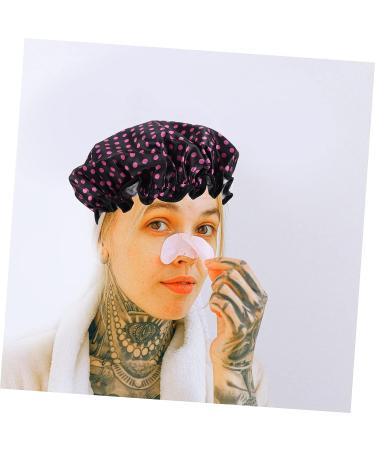 Satin Lined Shower Cap Set for Women - 4pc Flower Pattern Turbans | Washable & Stylish Hair Bonnets - Healeved - Buy Online on GoSupps.com