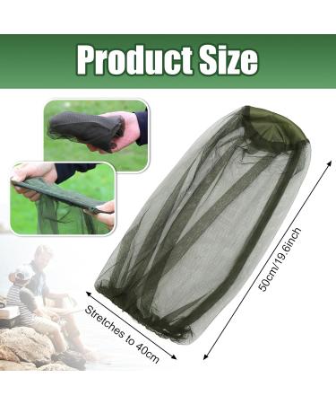 Mesh Head Nets 2 Pcs Mosquito Head Net Face Mesh Cover for Outdoor Activities Hiking Fishing Hunting Camping Backpacking (Green) - Buy Online on GoSupps.com