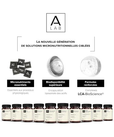 A-LAB Liposomal Iron 14 mg Reinforced Assimilation Anti-Fatigue Immunity Deficiency Energy Supplement 60 days of intake Made in France - Buy Online on GoSupps.com