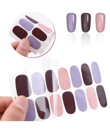 MWoot 8 Sheet Monochrome Nail Stickers with Files | DIY Nail Art & Fashion Decor | Self-Adhesive Manicure Stickers - Buy Online on GoSupps.com