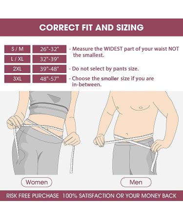 2.0 Lower Back Brace for Pain Relief, Herniated Disc, Sciatica - Women's S/M Red Support Belt for Lifting at Work - Fits 26-32 Belly Waist - Pack of 1 - Buy Online on GoSupps.com
