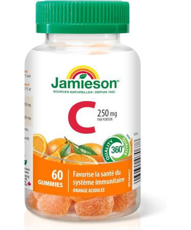 Jamieson Extra Strength Probiotic Gummies 30 Gummies & Vitamin C Gummies 60 Gummies Nutritional Supplement+ Gummies 250 mg - Buy Online on GoSupps.com