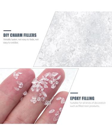 Pierres pour Nail Art Verre Irr gulier Transparent Accessoires DIY Manucure D corations Originales pour Ongles Naturels et Artificiels Remplissage R sine poxy pour Bijoux et - Buy Online on GoSupps.com