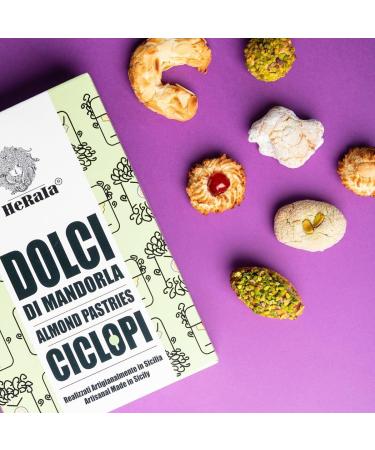  Heraia Classic Sicilian Almond Pasta with Red Orange with Veil Sugar - 100g - Buy Online on GoSupps.com