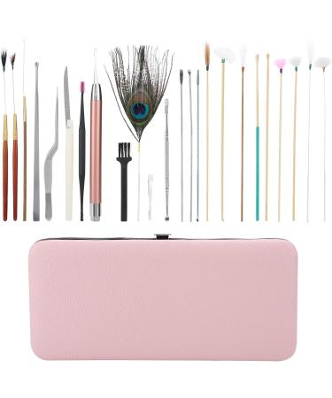 23Pcs Stainless Steel Double Headed Ear Spoons Set - Ear Wax Removal Tool with Spiral Tips for Ear Care - Cherry Powder Ear Picking Set - Buy Online on GoSupps.com