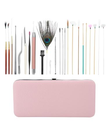 Cherry Powder Ear Wax Removal Tool Set - 23 Piece Spiral Ear Pick Kit for Ear Care and Protection - Buy Online on GoSupps.com