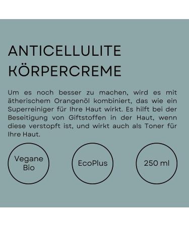 Amapola Biocosmetics Centella Asiatica Anti-Cellulite Cream | Organic Vegan Skin Tightening | 250 ml - Buy Online on GoSupps.com