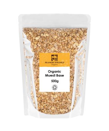 Organic Muesli Base 500g by Manor Springs Organic - Buy Online on GoSupps.com