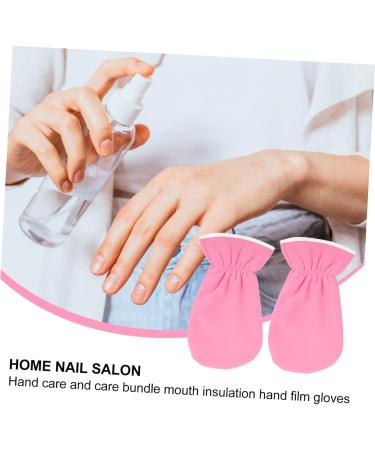 Healeved 1 Pair Exfoliating Hand Mask Gel Gloves Hand Gloves Womens Glove Hand Care Gloves Exfoliating Gloves Gloves Fingerless Gel Spa Gloves Care Bag Polyester Skin Care Pink 29x16cm - Buy Online on GoSupps.com