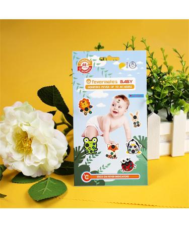 Stickable Forehead Fever Display Sticker - Continuous Temperature Monitoring Patch for Quick Fever Checks - Cute Design - Buy Online on GoSupps.com