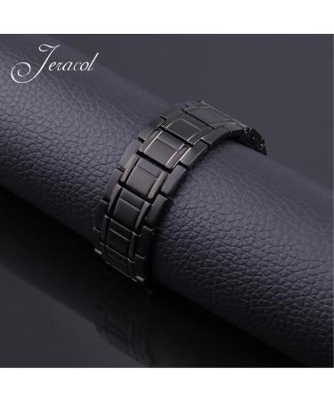 Jeracol Lymph Detox Titan Stahl Magnetic Target Band & Copper Ring for Men | 3500 Gauss Magnet | Includes Distant Tool & Gift Box Health & Wellness - Buy Online on GoSupps.com
