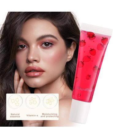 Clear Fruity Lip Oil - Natural Avocado Pineapple Peach Strawberry Grape Cherry Lip Balm for Long-Lasting Moisture | 1 Pack - Buy Online on GoSupps.com