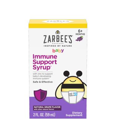 Zarbee's Baby Immune Support Syrup 2 fl oz Baby Immune Support 2 Fl Oz - Buy Online on GoSupps.com
