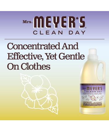 MRS. MEYER'S CLEAN DAY Biodegradable Liquid Laundry Detergent - Compassion Flower 64 oz (Pack of 4) | 128 Loads | Eco-Friendly & Essential Oil Infused - Buy Online on GoSupps.com