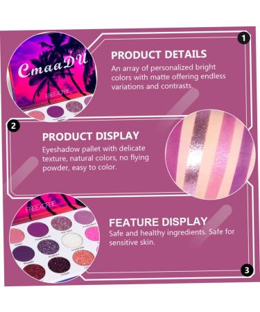Balacoo 1 Box Eyeshadow Palette Glitter Makeup Cosmetics Eye Shadow Plate Miss Makeup Palette Make up 1 count (Pack of 1) Colorful - Buy Online on GoSupps.com