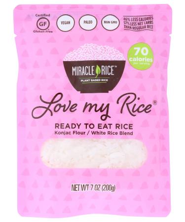 MIRACLE NOODLE Ready To Eat Love My Rice, 7 OZ