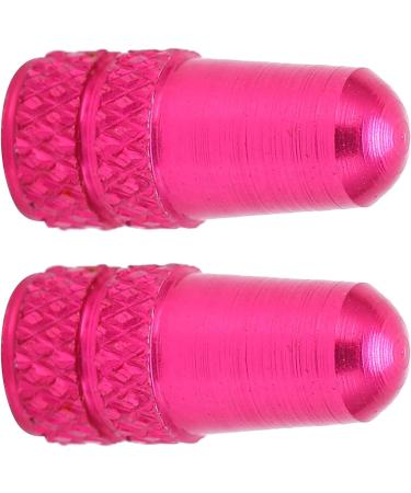 Chiciris Presta Valve Caps - 2-Pack Aluminum Bicycle Valve Covers (Rose Red) | Dust Protection for Bike Tires - Buy Online on GoSupps.com