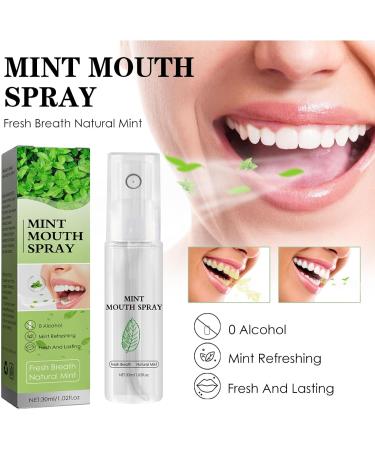 Fresh Mint Breath Spray for Bad Breath & Dry Mouth - Oral Care Spray for Lasting Freshness - Buy Online on GoSupps.com