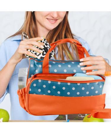 Visiblurry Stylish Leopard Pacifier Holder & Bag with Clip - Secure Pacifier Cover for Diaper Bag Stroller & Handbag - Buy Online on GoSupps.com