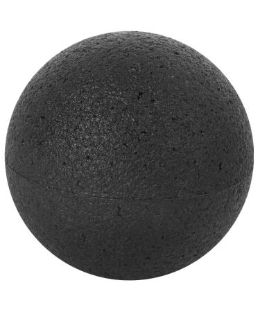 EPP Training Massage Single Ball for Acupuncture Relaxation 7.9cm Large Massage Ball Foot Neck Massager (Black) Black Black