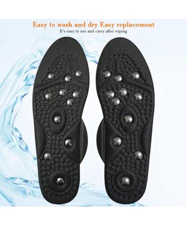 Magnetic Insoles for Weight Loss - Acupressure Massage Inserts for Men & Women | Breathable Deodorant & Circulation Boosting Shoe Inserts (Size 41-48) - Buy Online on GoSupps.com