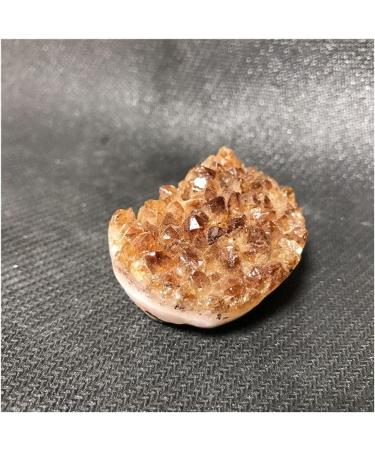 Stone Crafts Natural Citrine Quartz Hedgehog Crystal Gemstone Flower Metaphysical raw Stone for Decoration Stone Crystal Reiki - Buy Online on GoSupps.com