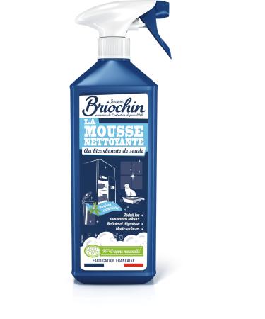 JACQUES BRIOCHIN DRUGSTER SINCE 1919 - Anti-Odor Cleaner - With Baking Soda - Foam Texture - Verbena Fragrance -