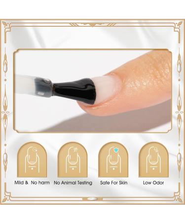 ROSALIND Base Coat Top Coat UV Gel Nail Polish Shellac Primer Top Coat & Base Coat for Nails Set of 2 10 ml Nail Art Manicure Set - Buy Online on GoSupps.com