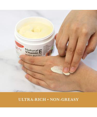 Palmer's Natural Vitamin E Body Butter 7.25 oz - Nourishing Moisturizer for Soft Skin - Buy Online on GoSupps.com