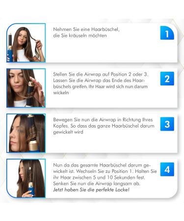 Dryze Airstyler 5-in-1: Curling Iron Hair Dryer & Hot Air Brush - Vinca Blue | International Shipping Available - Buy Online on GoSupps.com