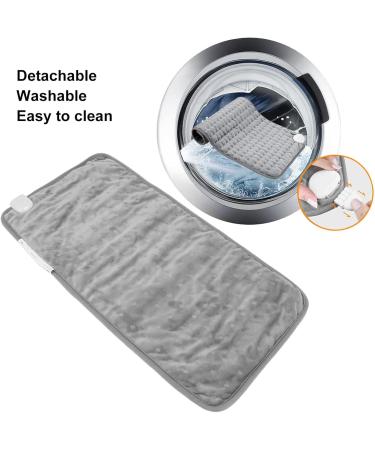 Tnfeeon Warmer Thermal Blanket & Electric Heating Pillows for Pain Relief - Safe Burn-Free Comfort at Home (Gray) EU Plug 220V - Buy Online on GoSupps.com