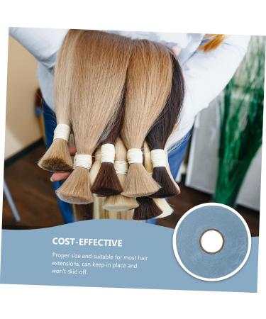 MAGICLULU 1roll Seamless Hair Extension Wig Stickers Fake Braid Headband Rat Mask Hair Extension Adhesive Strips Hair Cutting Guide Tool Tape Sticker for Wig Double Sided Fiber Accessories 8X8X1CM Blue - Buy Online on GoSupps.com