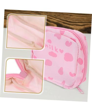 Lurrose 2pcs Napkin Storage Bag - Cute Travel Makeup & Period Wet Bag Assorted Colors - Compact Plush Coin, Tampon, & Change Bags - 13x11.5x4.5cm - Buy Online on GoSupps.com