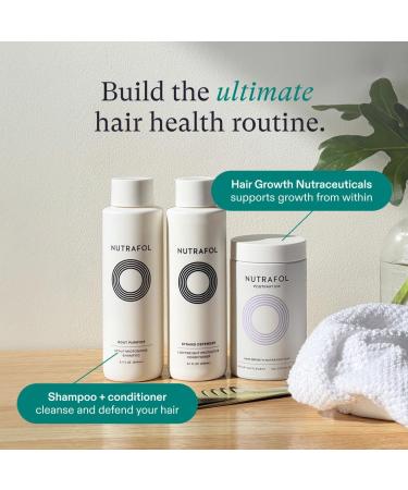Nutrafol Postpartum Hair Growth Supplements - Clinically Tested Breastfeeding-Friendly 2-Month Supply for Thicker Hair & Less Shedding - Buy Online on GoSupps.com