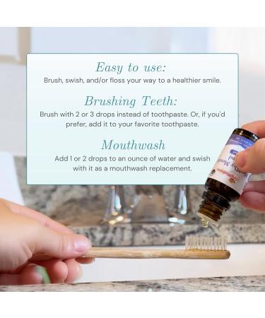 OraWellness Nut Free Healthy Mouth Blend Organic Toothpaste & Mouthwash Alternative Tooth Oil Natural Mouth Rinse for Healthy Teeth & Gums for Women Men and Kids Pack of 1 0.5 Fl Oz (Pack of 1) - Buy Online on GoSupps.com